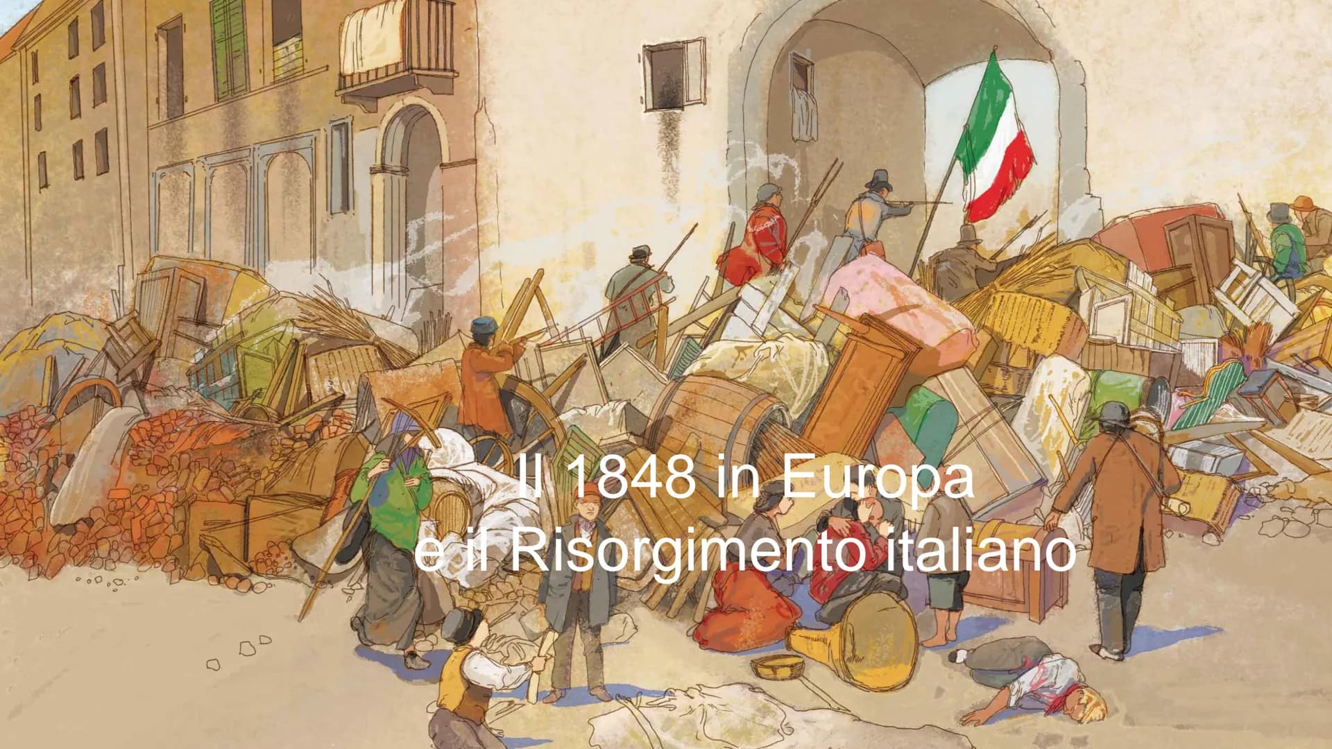 1848 in Europa
e il Risorgimento italiano IL 1848 IN EUROPA E IL RISORGIMENTO ITALIANO
UNA NUOVA ONDATA RIVOLUZIONARIA
La crisi economica e 