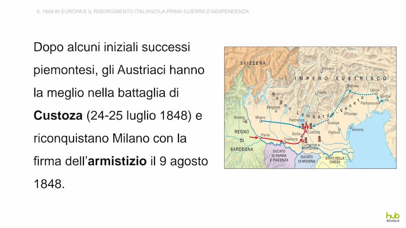 1848 in Europa
e il Risorgimento italiano IL 1848 IN EUROPA E IL RISORGIMENTO ITALIANO
UNA NUOVA ONDATA RIVOLUZIONARIA
La crisi economica e 