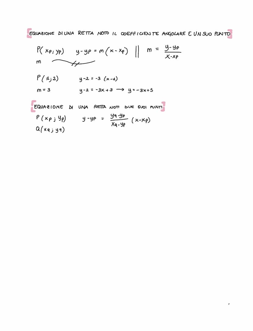 х ч
A (2; 3)
B (-1; 3)
A (-5; 0)
B (-5;5)
⇒y=mx
⇒ax+by =o
by = -ax
y = -x
y = 2x
equazione retta
come rappresentare
X y
A 1 -2
BO O
I
x-3y =