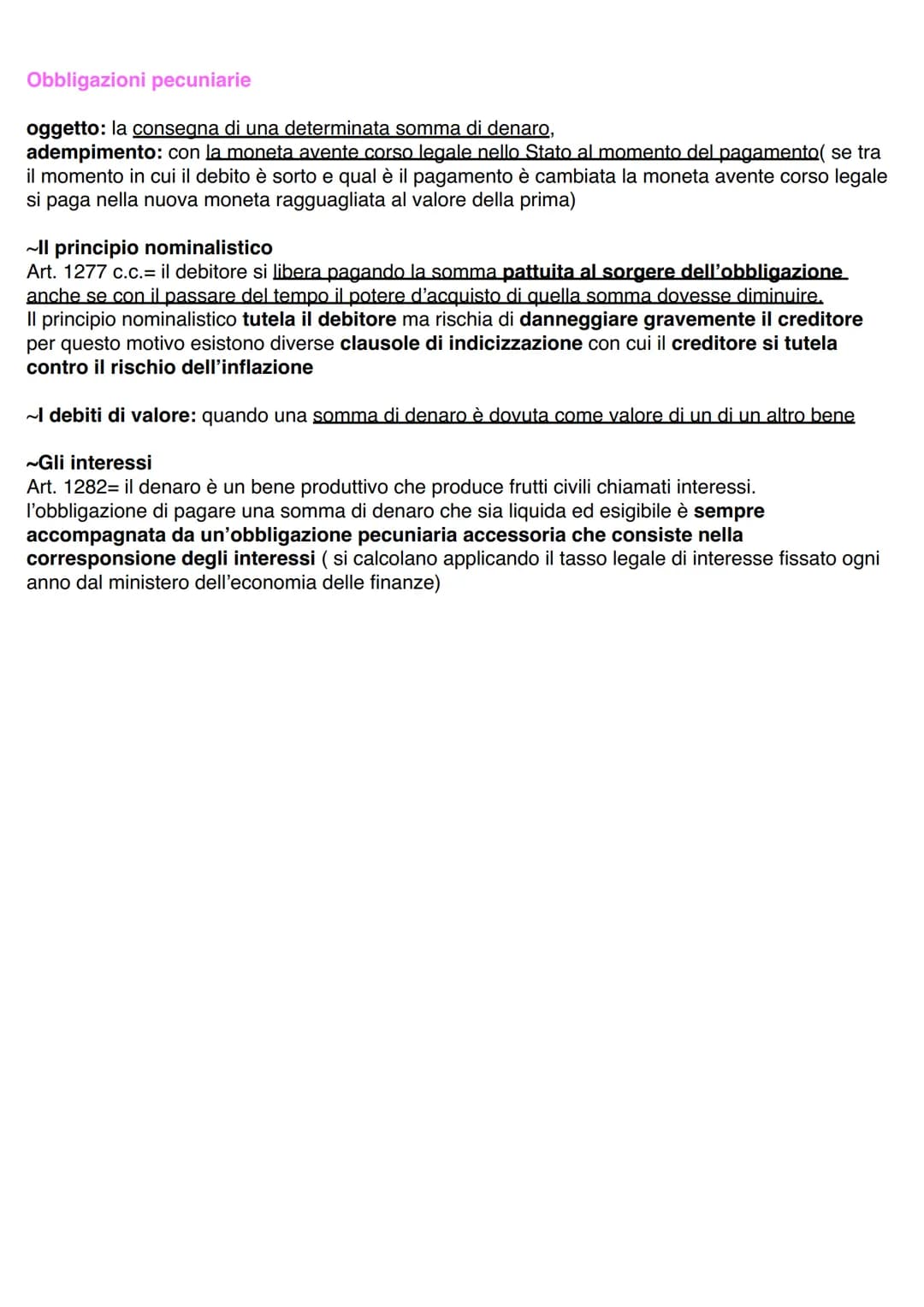 LE OBBLIGAZIONI
Caratteristiche fondamentali:
1. Sono diritti a una prestazione personale che puo assumere diverse forme
2. Sono diritti rel