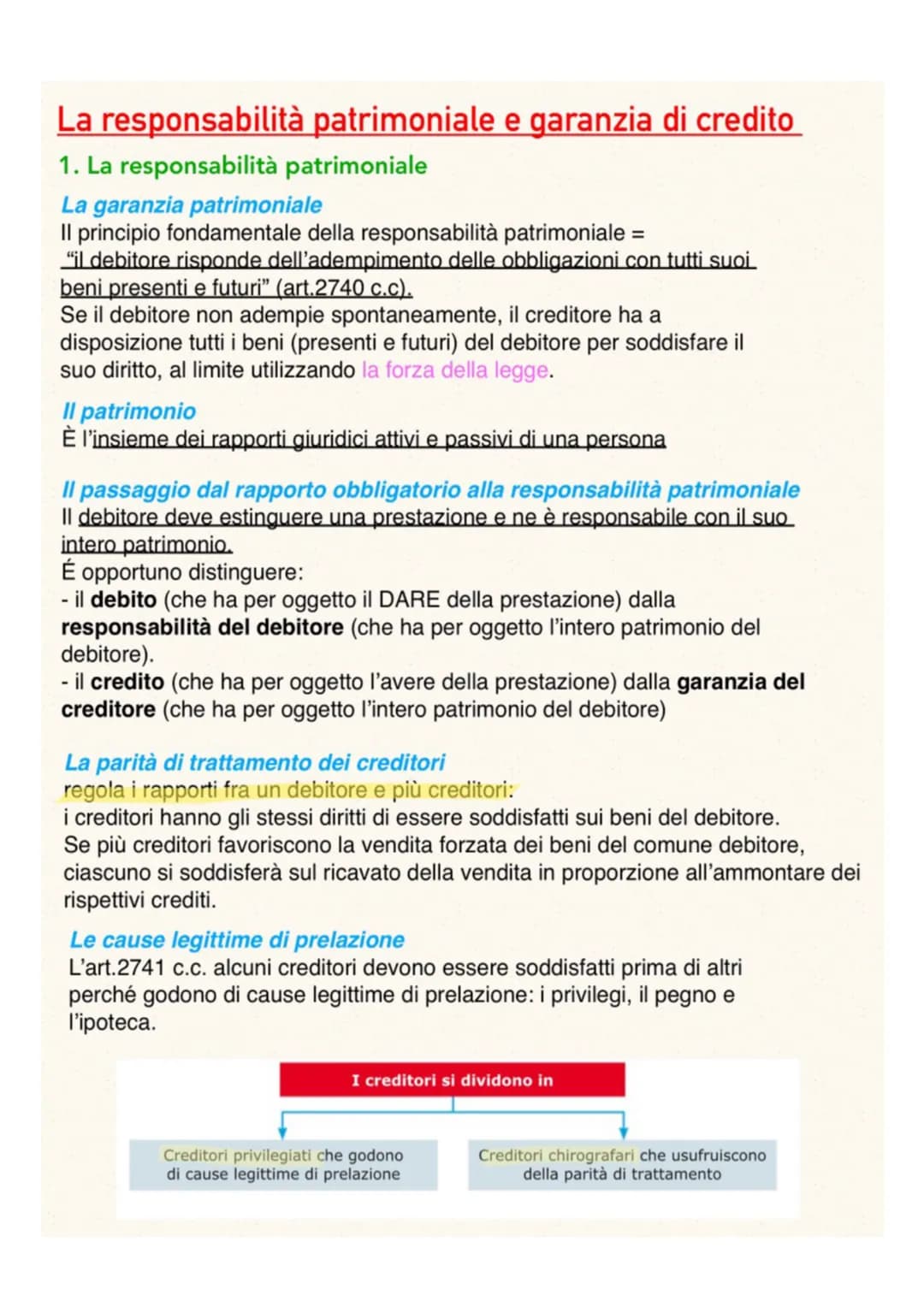 LE OBBLIGAZIONI
Caratteristiche fondamentali:
1. Sono diritti a una prestazione personale che puo assumere diverse forme
2. Sono diritti rel