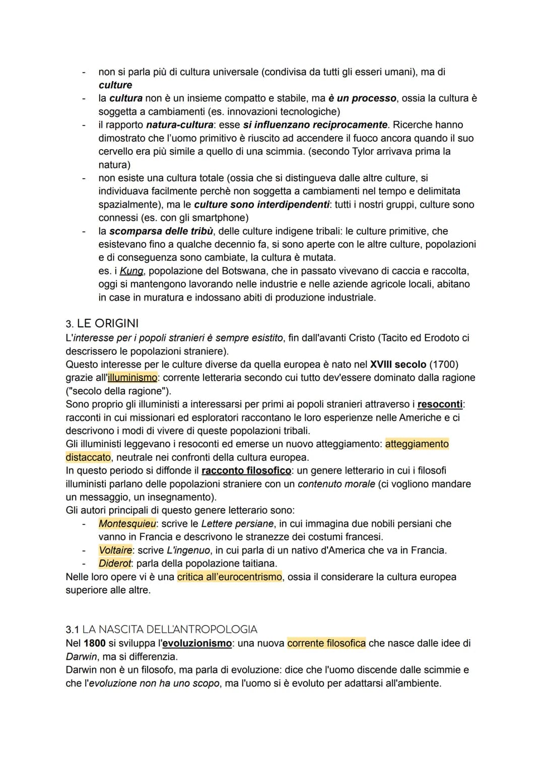 L'ANTROPOLOGIA
1. COS'E' L'ANTROPOLOGIA
il termine antropologia deriva dal greco anthropos (uomo) e logos (studio); il significato
letterale