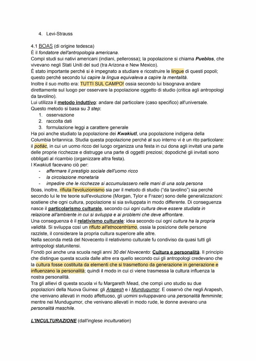 L'ANTROPOLOGIA
1. COS'E' L'ANTROPOLOGIA
il termine antropologia deriva dal greco anthropos (uomo) e logos (studio); il significato
letterale