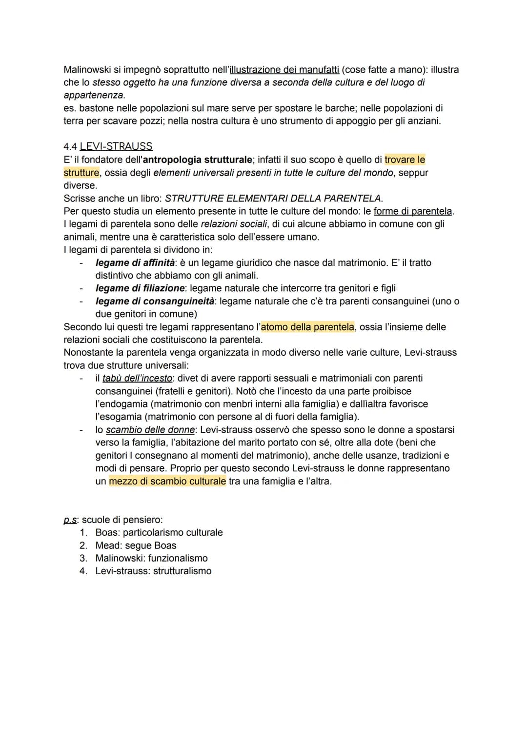 L'ANTROPOLOGIA
1. COS'E' L'ANTROPOLOGIA
il termine antropologia deriva dal greco anthropos (uomo) e logos (studio); il significato
letterale