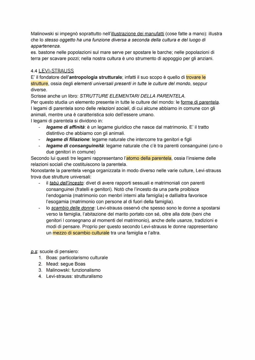 L'ANTROPOLOGIA
1. COS'E' L'ANTROPOLOGIA
il termine antropologia deriva dal greco anthropos (uomo) e logos (studio); il significato
letterale