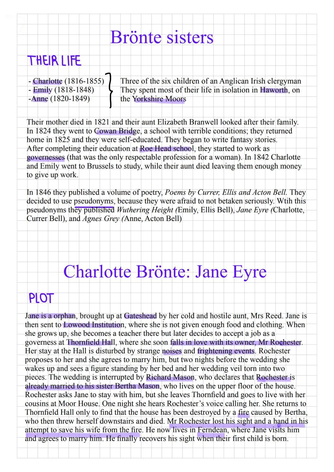 THEIR LIFE
- Charlotte (1816-1855)
- Emily (1818-1848)
-Anne (1820-1849)
Brönte sisters
Three of the six children of an Anglican Irish clerg