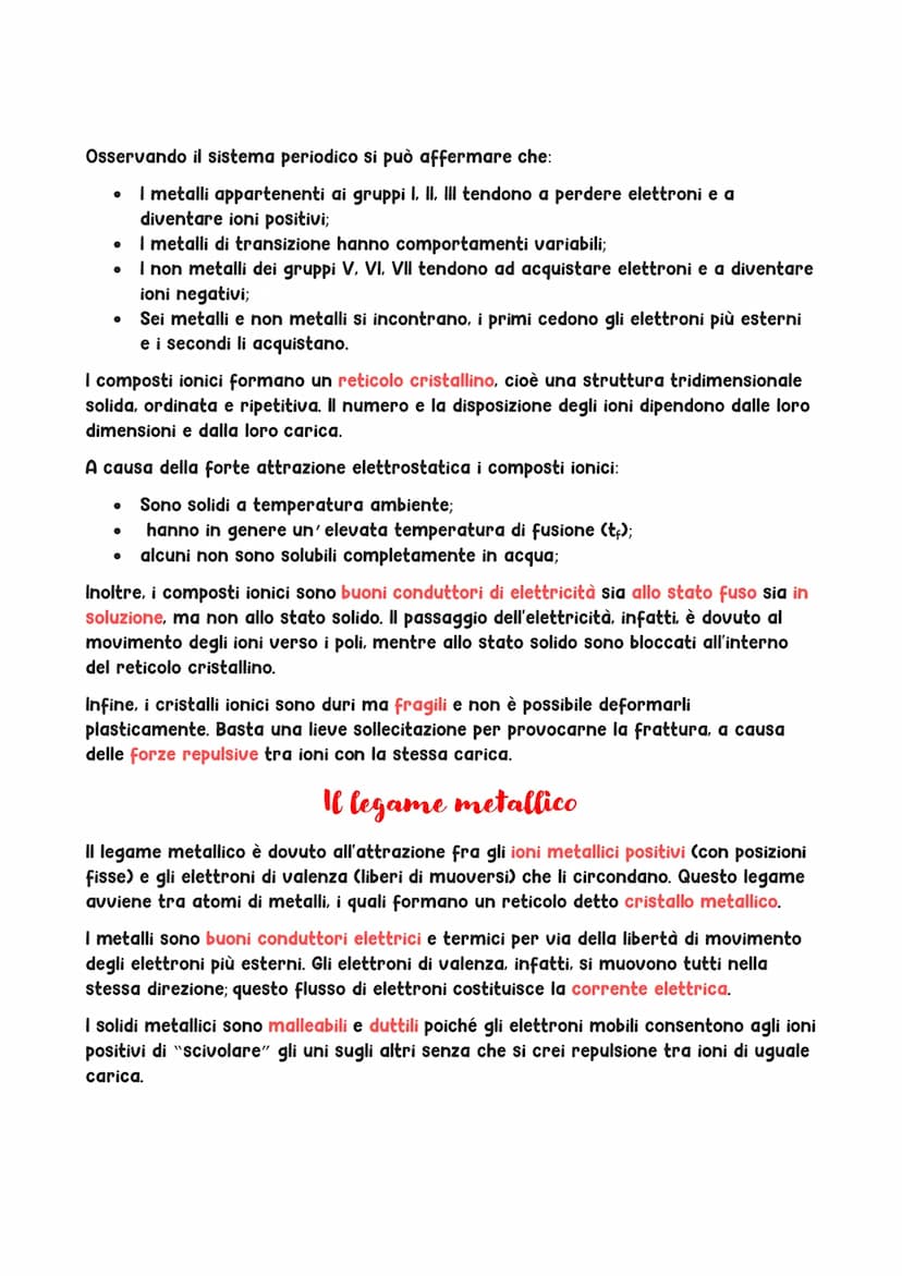 I legami chimici
Gli elementi presenti in natura sono solo ottantanove. Tutti i corpi dell'Universo
esistono perché questi ottantanove atomi