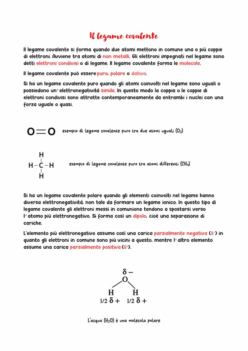 I legami chimici
Gli elementi presenti in natura sono solo ottantanove. Tutti i corpi dell'Universo
esistono perché questi ottantanove atomi