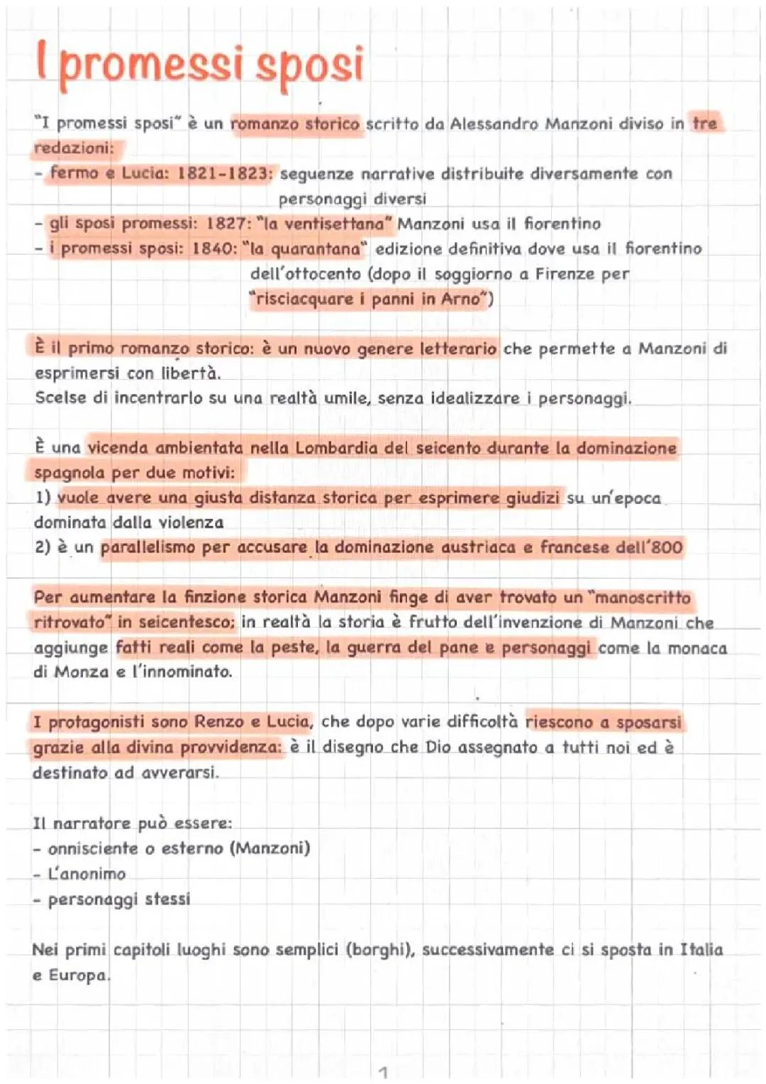 I PROMESSI SPOSI