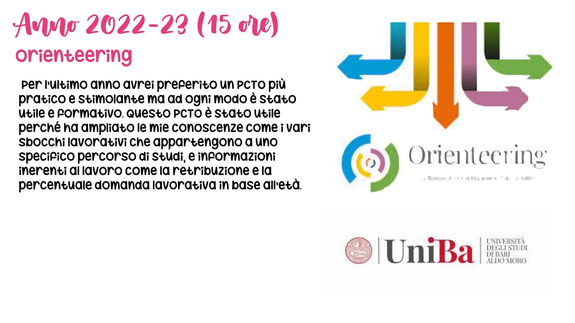 Liceo don L. Milani - liceo delle scienze umane
Relazione finale
Pato
candidata: Marziliano Alessia classe V ASU
Percorsi per le competenze

