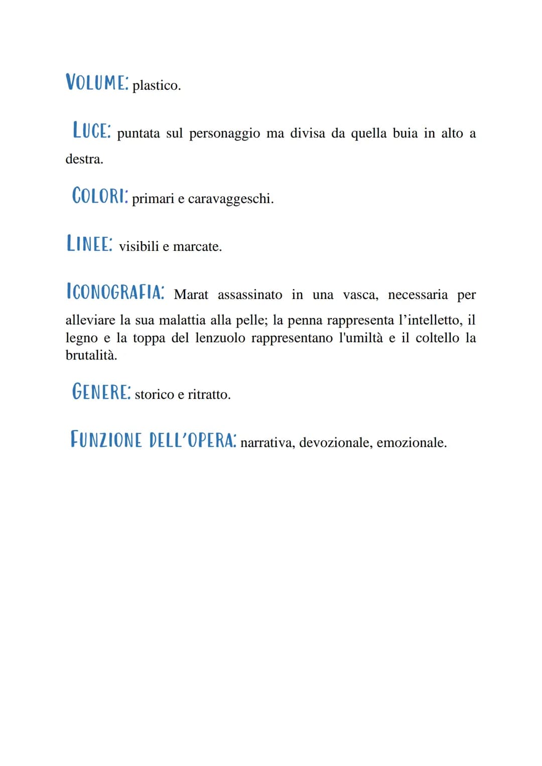 La Morte di Marat: Analisi PDF, Riassunto e Collegamenti con Louvre e Caravaggio
