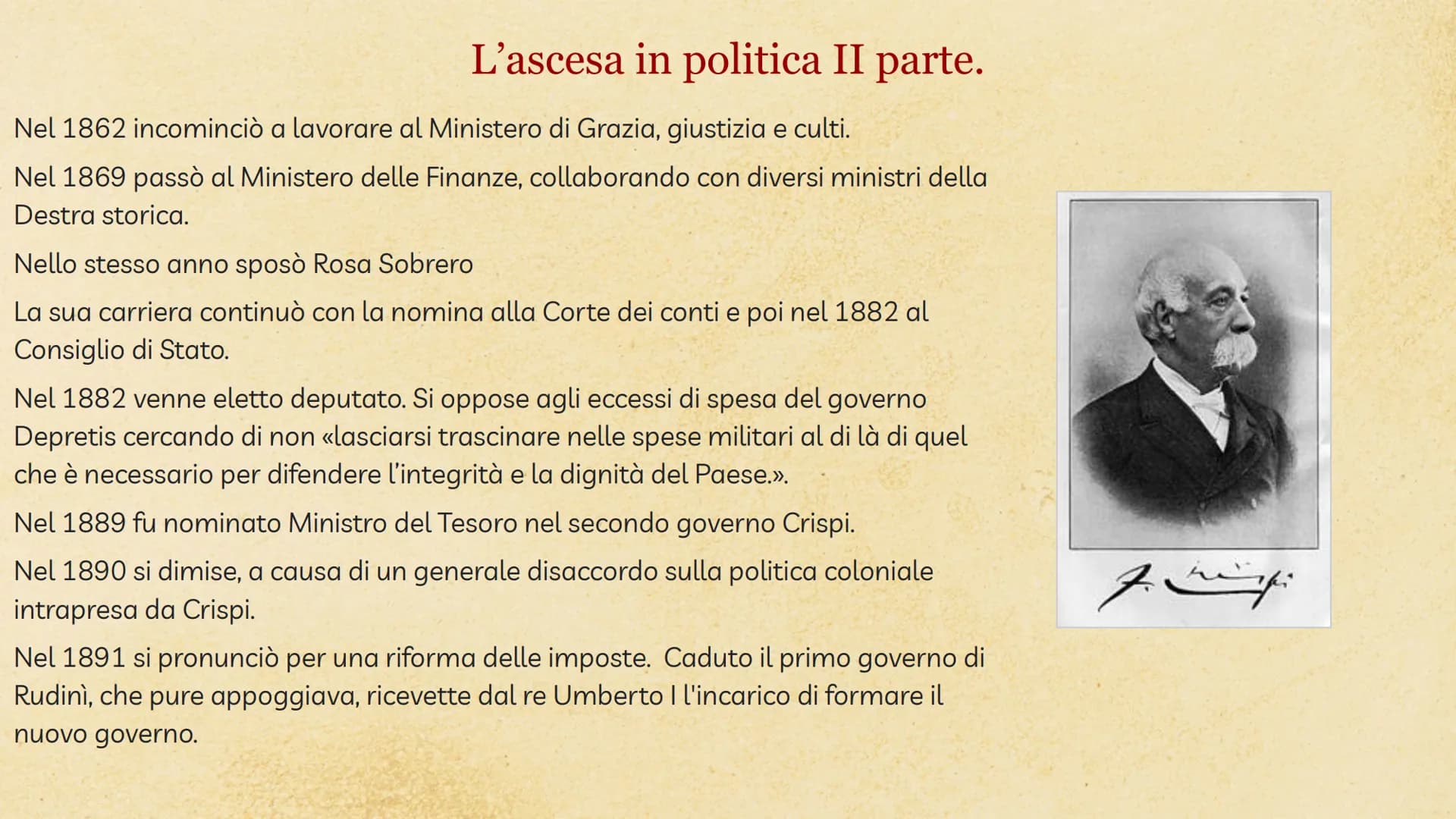 GIOVANNI GIOLITTI -
VITA E POLITICA
Descrizione dettagliata della biografia
e della politica di Giovanni Giolitti che
fu tre volte premier. 