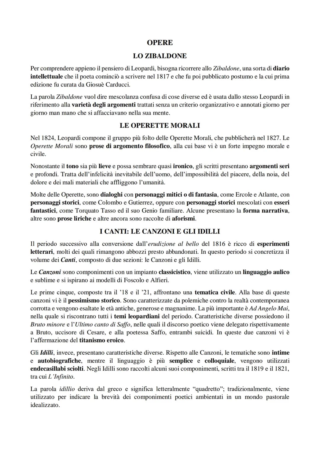 INDICE:
● INTRODUZIONE
GIACOMO LEOPARDI
●
VITA
● PENSIERO
● RAPPORTO CON IL ROMANTICISMO
● OPERE:
➤LO ZIBALDONE
➤ LE OPERETTE MORALI
➤ I CAN