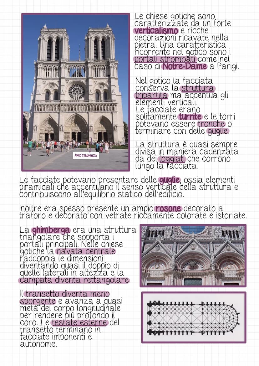 Architettura getica
Durante il XII secolo in Europa și assiste ad un nuovo modo
di concepire l'architettura è l'arte; nell'architettura si r