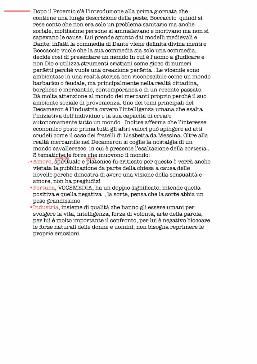 Giovanni Boccaccio
• Vita
Era nato a Certaldo nel 1313, altri studiosi dicono però che sarebbe nato a Firenze
perché ha vissuto buona parte 