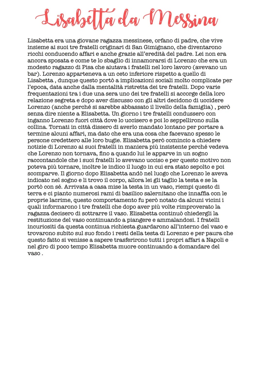 Giovanni Boccaccio
• Vita
Era nato a Certaldo nel 1313, altri studiosi dicono però che sarebbe nato a Firenze
perché ha vissuto buona parte 