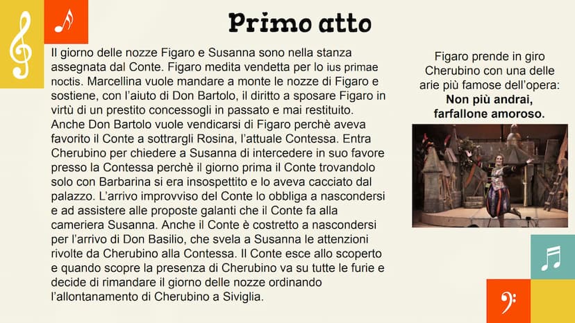 #
1H
Le nozze di
Figaro
Wolfgang
Amadeus Mozart
9:
♬ Introduzione
Fu la prima delle tre opere buffe scritte dal compositore Mozart in
collab