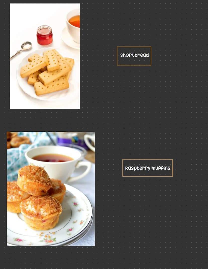 AFTERNOON TEA
Great Britain is famous for its tradition of drinking tea; the
preparation of a good cup of tea requires a certain skill, as i