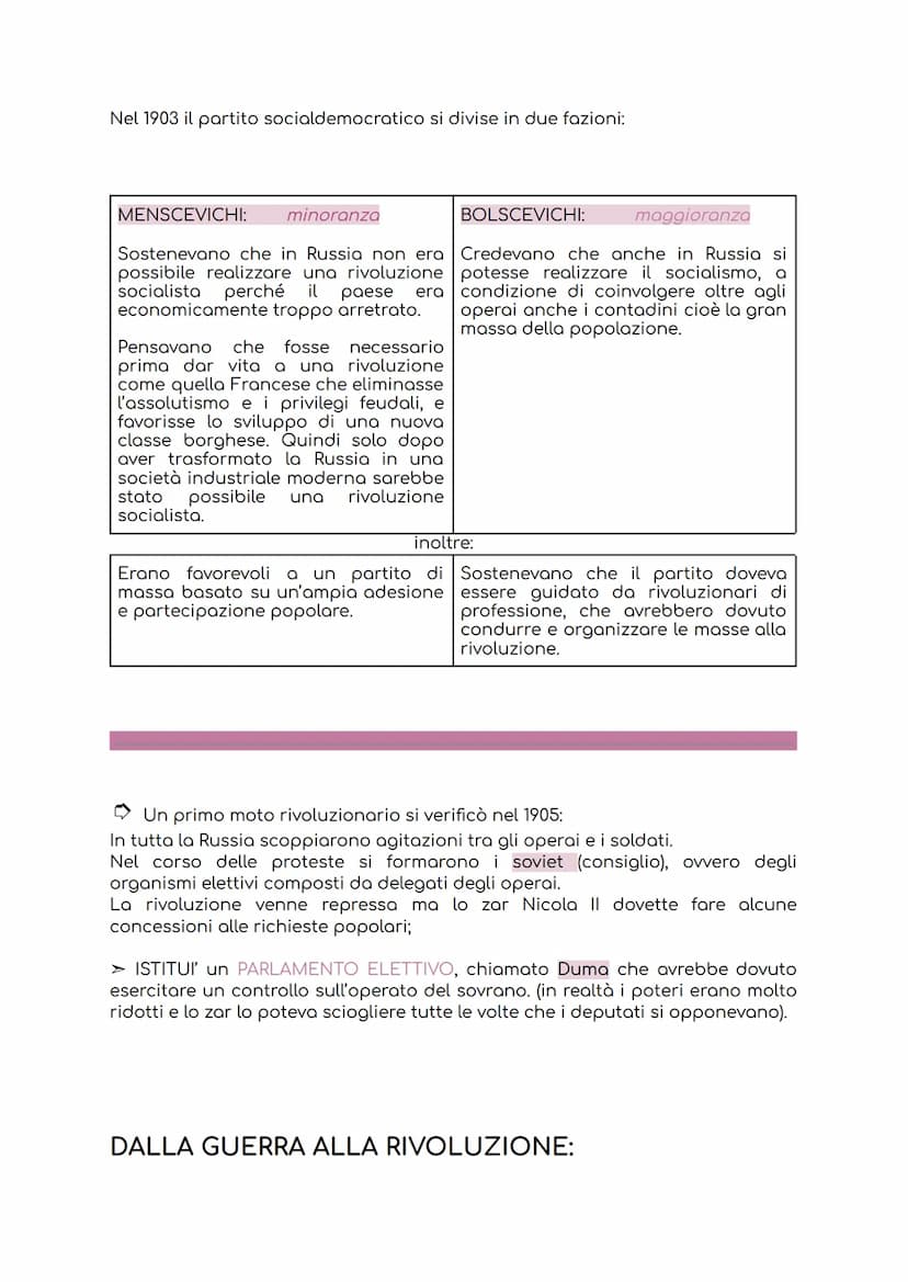 LA RIVOLUZIONE RUSSA:
LA RUSSIA PRIMA DELLA GUERRA:
La Russia alla fine dell'800 era uno degli stati economicamente e politicamente
più arre