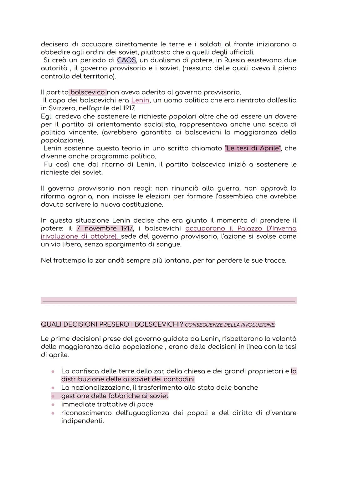 LA RIVOLUZIONE RUSSA:
LA RUSSIA PRIMA DELLA GUERRA:
La Russia alla fine dell'800 era uno degli stati economicamente e politicamente
più arre