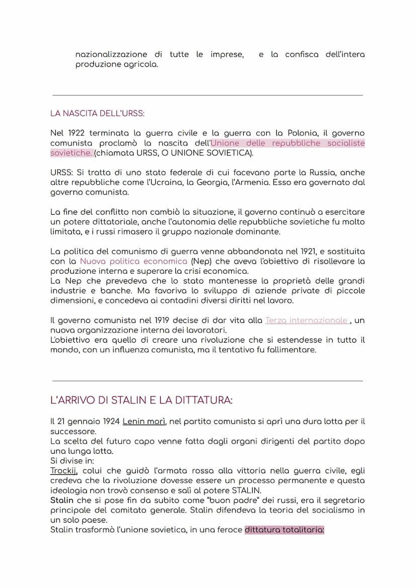 LA RIVOLUZIONE RUSSA:
LA RUSSIA PRIMA DELLA GUERRA:
La Russia alla fine dell'800 era uno degli stati economicamente e politicamente
più arre