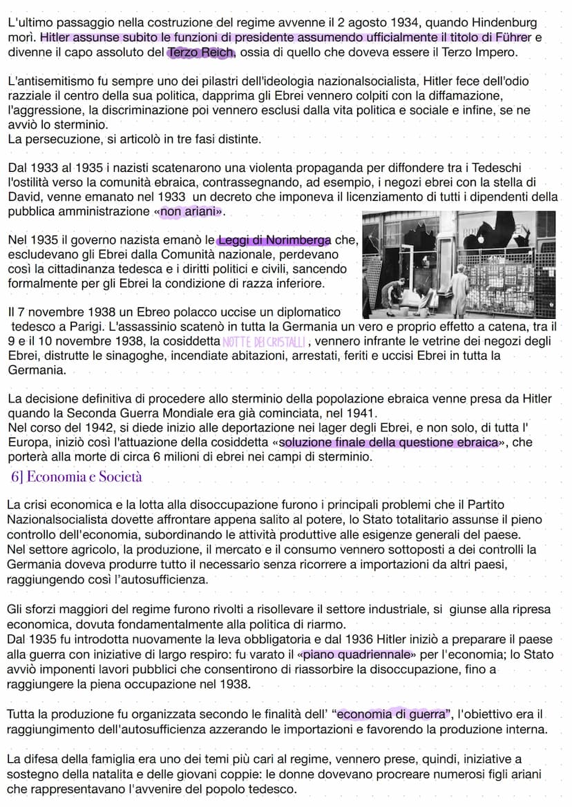 LA GERMANIA TRA LE DUE GUERRE:
IL NAZISMO
CAP 9
1] La Repubblica di Weimar
L'ultimo anno di guerra fu particolarmente difficile per la Germa