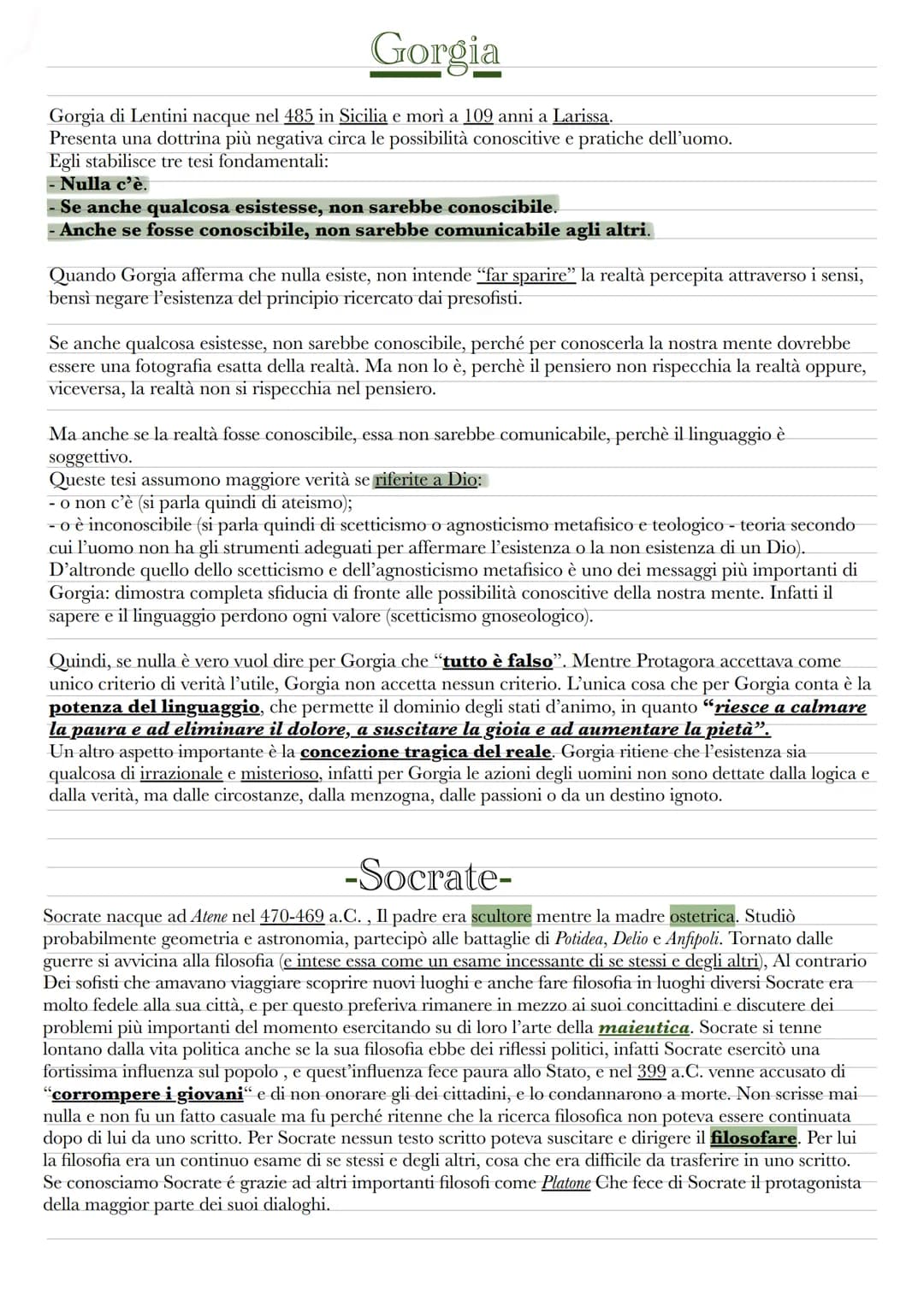 Sofisti
La sofistica è l'ultima corrente filosofica prima di Socrate, che sarà l'iniziatore della filosofia occidentale.
Nella Grecia arcaic