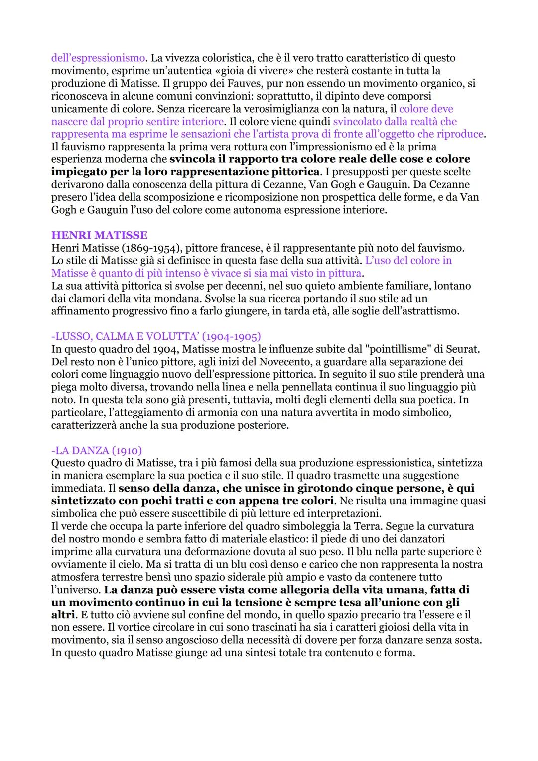 # ESPRESSIONISMO

Il termine espressionismo nacque come alternativa alla definizione di impressionismo.
L'impressionismo rimase sempre legat