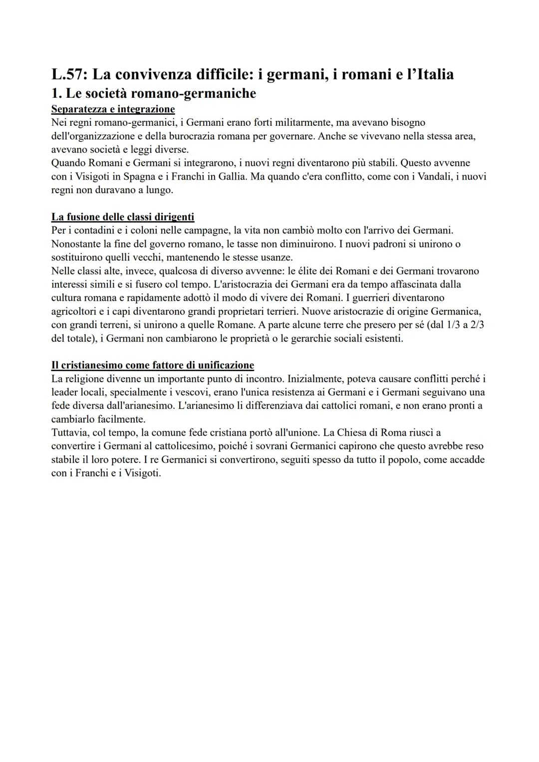 I REGNI ROMANO-GERMANICI
(LEZ. 56, 57, 58)
L.56: Dopo l'impero: i regni romano-germanici
1. Il panorama europeo
i regni, fragili organismi p