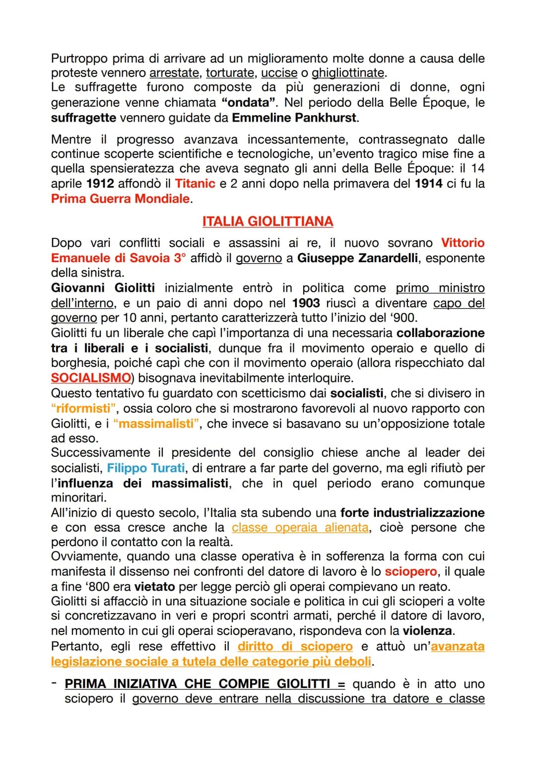 
<p>Gli ultimi vent'anni dell'800 sono stati per l'Europa un periodo di pace e relativo benessere, condizioni che si sono protratte fino al 