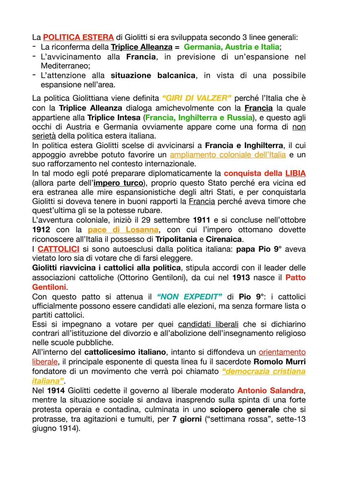 
<p>Gli ultimi vent'anni dell'800 sono stati per l'Europa un periodo di pace e relativo benessere, condizioni che si sono protratte fino al 