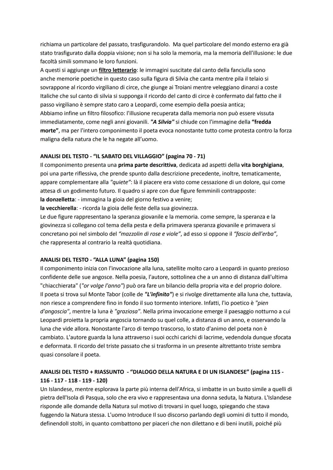 ANALISI DEL TESTO - "L'INFINITO" (pagina 32-33)

"L'infinito" anticipa in forma poetica un nucleo tematico che diventerà il centro delle rif