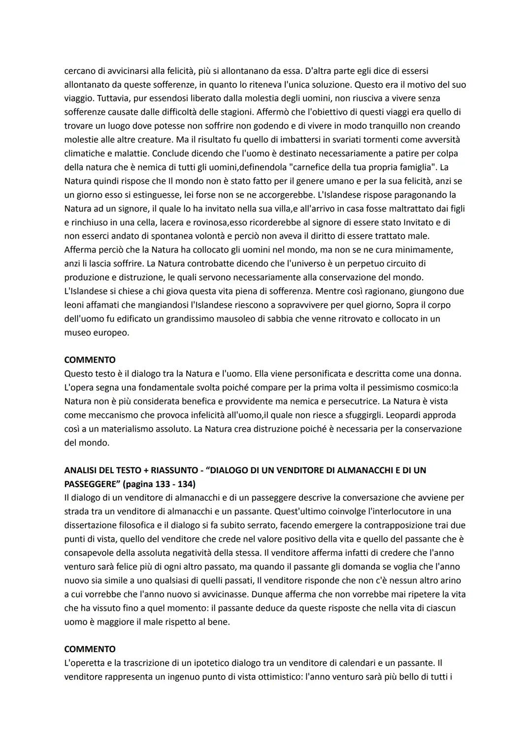 ANALISI DEL TESTO - "L'INFINITO" (pagina 32-33)

"L'infinito" anticipa in forma poetica un nucleo tematico che diventerà il centro delle rif