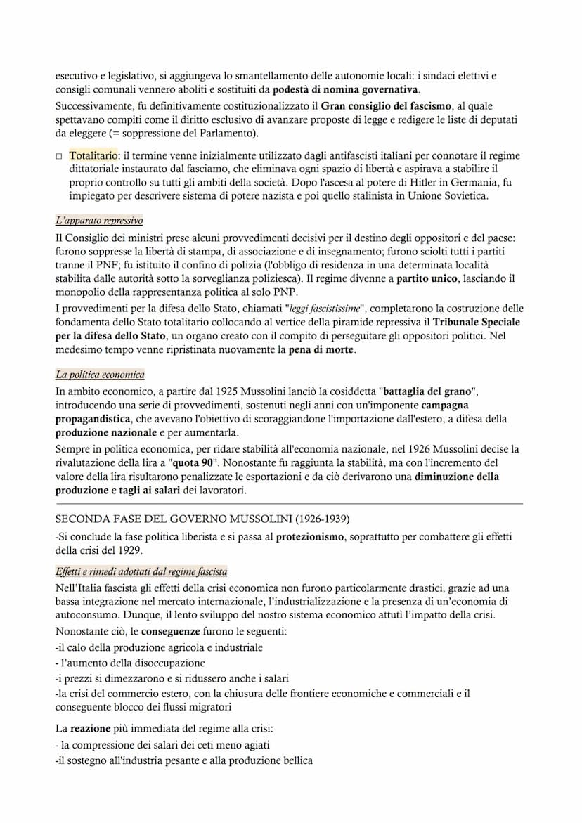 Il fascismo
MODULO 7
LE ORIGINI DEL FASCISMO
1- IL PRIMO DOPOGUERRA IN ITALIA (1919-1920)
L'eredità della guerra
Il dopoguerra italiano fu a
