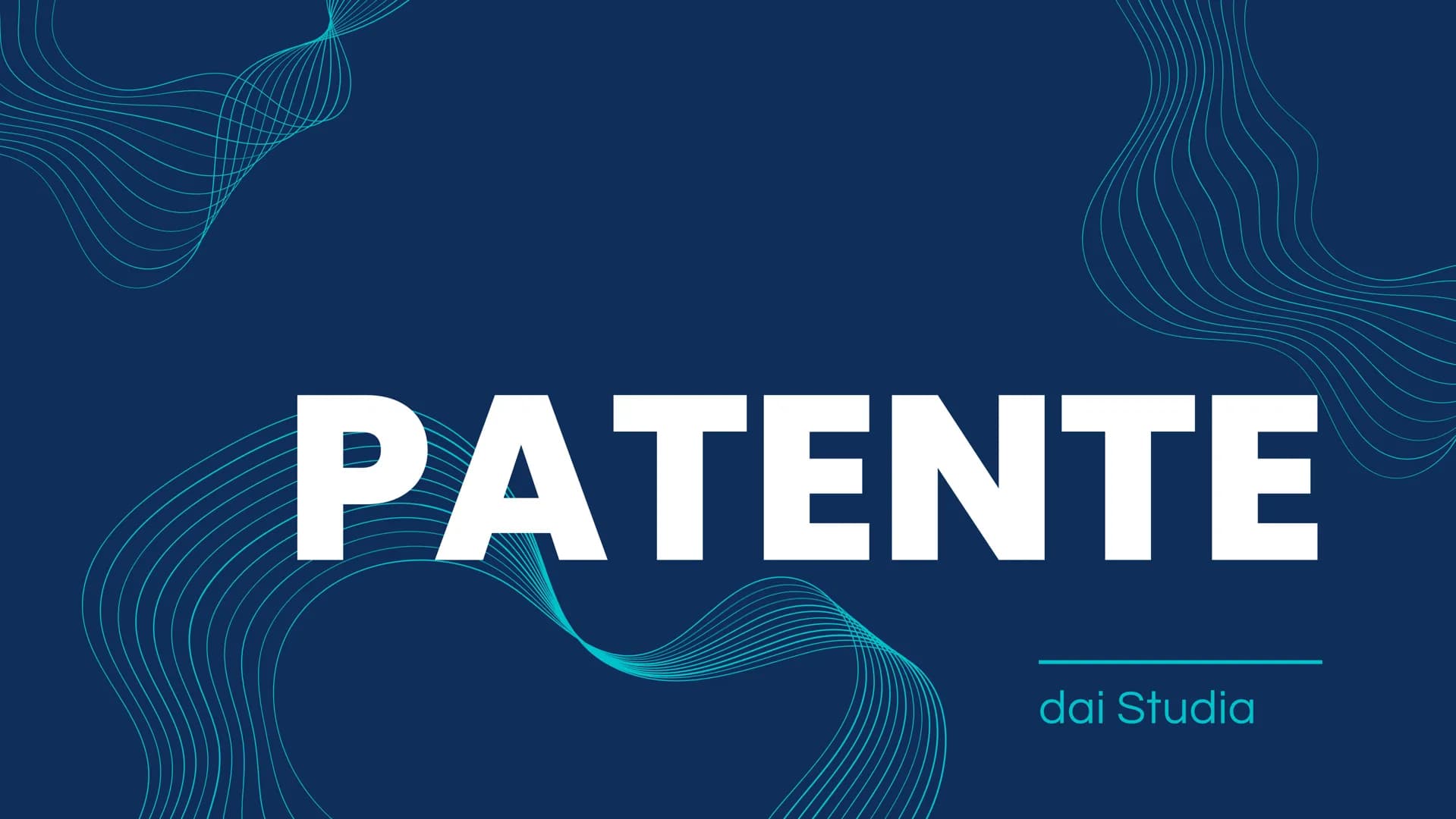 PATENTE
dai Studia 14
16
18
PATENTI
AM
20-21-24
A1
Ciclomotori 2 o 3 ruote Quadriciclo leggero
velocità max 45 km/h con cilindrata fino a 50
