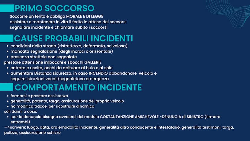 PATENTE
dai Studia 14
16
18
PATENTI
AM
20-21-24
A1
Ciclomotori 2 o 3 ruote Quadriciclo leggero
velocità max 45 km/h con cilindrata fino a 50