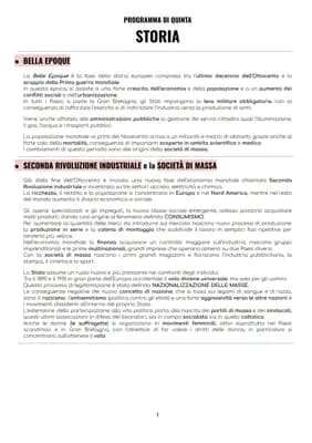 Know Programma completo di storia (quinta) per maturità  thumbnail