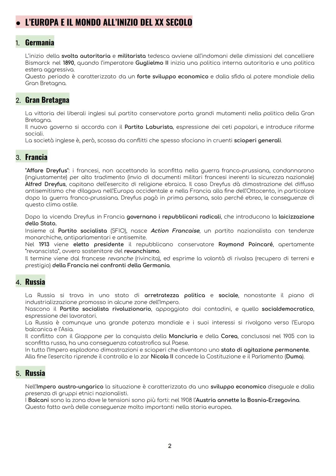 PROGRAMMA DI QUINTA
STORIA
BELLA EPOQUE
La Belle Epoque è la fase della storia europea compresa tra l'ultimo decennio dell'Ottocento e lo
sc
