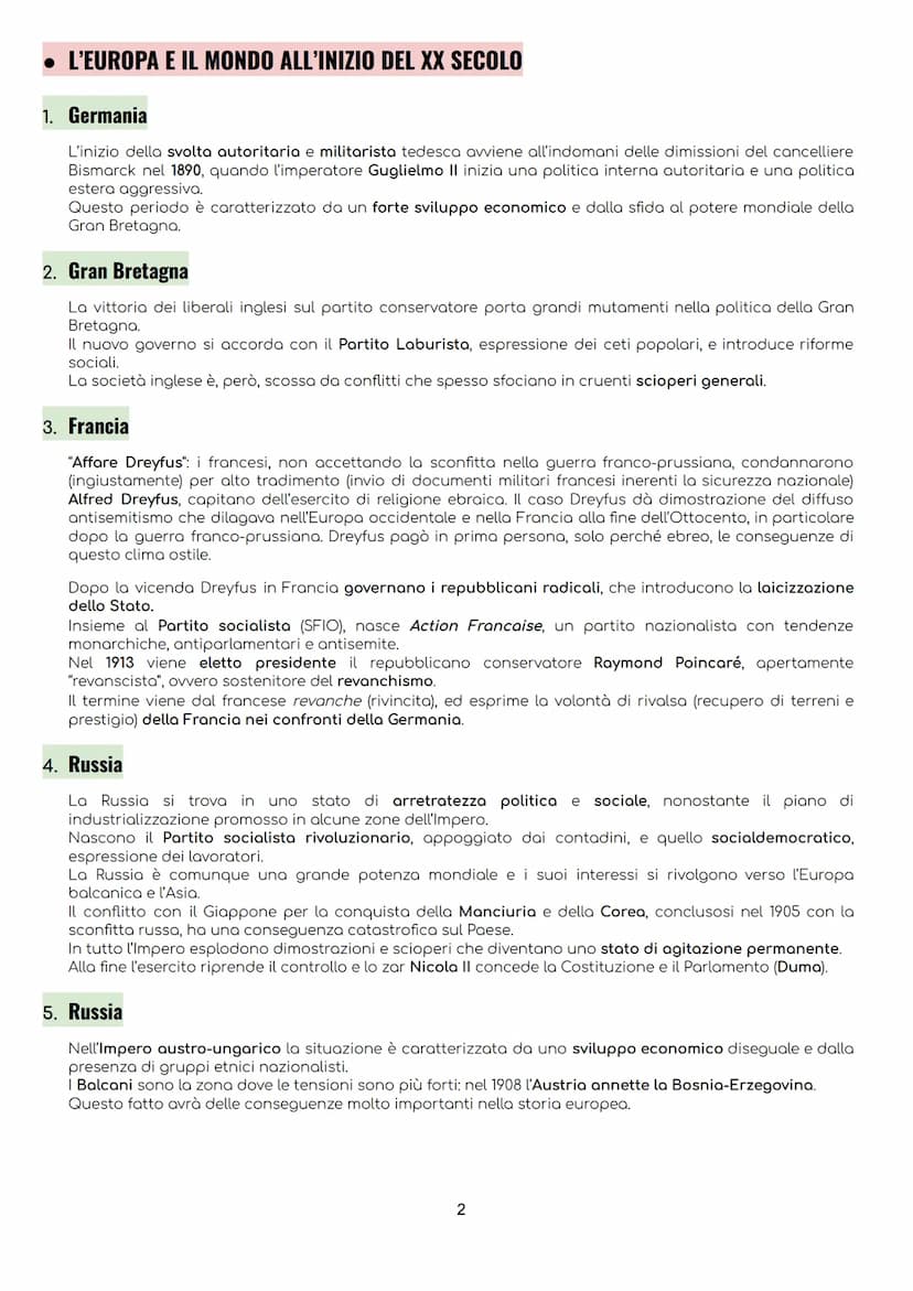 PROGRAMMA DI QUINTA
STORIA
BELLA EPOQUE
La Belle Epoque è la fase della storia europea compresa tra l'ultimo decennio dell'Ottocento e lo
sc