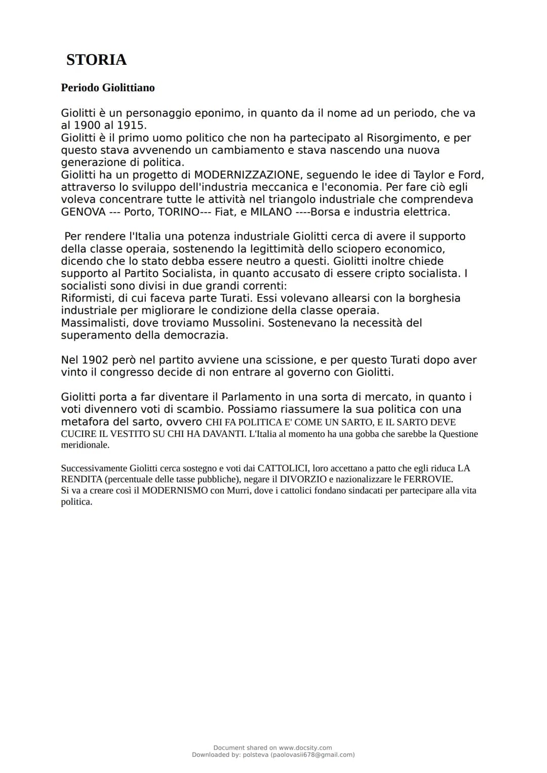 Riforme di Giolitti e Le Guerre Mondiali: Un Riassunto Semplice