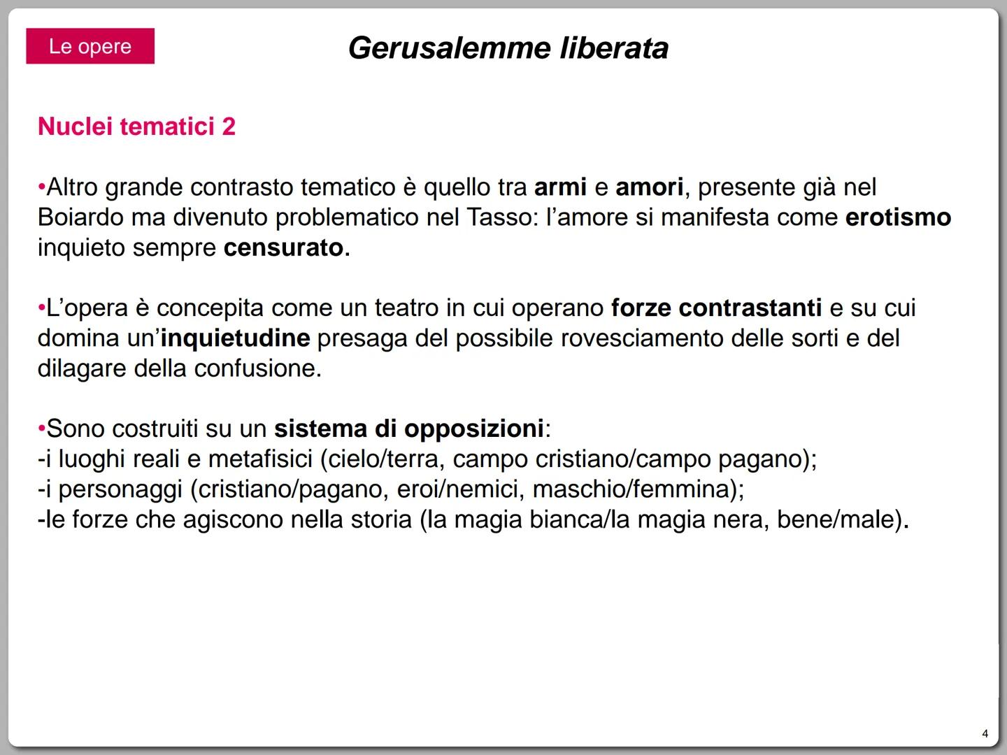 # La vita

# Torquato Tasso
(1544-1595)

Nasce a Sorrento nel 1544.

I genitori, di nobile schiatta, risiedono in Campania
perché il padre p