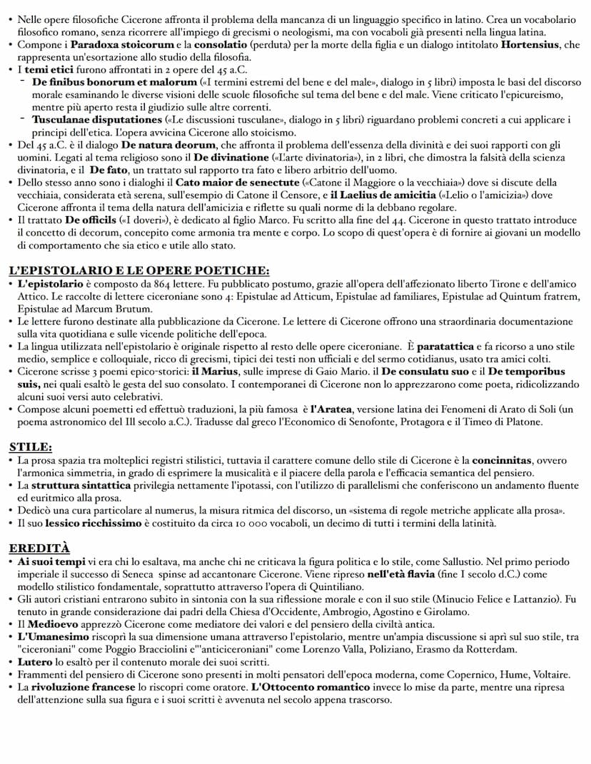 
<p>Marco Tullio Cicerone nasce ad Arpino il 3 gennaio del 106 a.C. da una ricca famiglia equestre. Studia a Roma diritto con i migliori ora