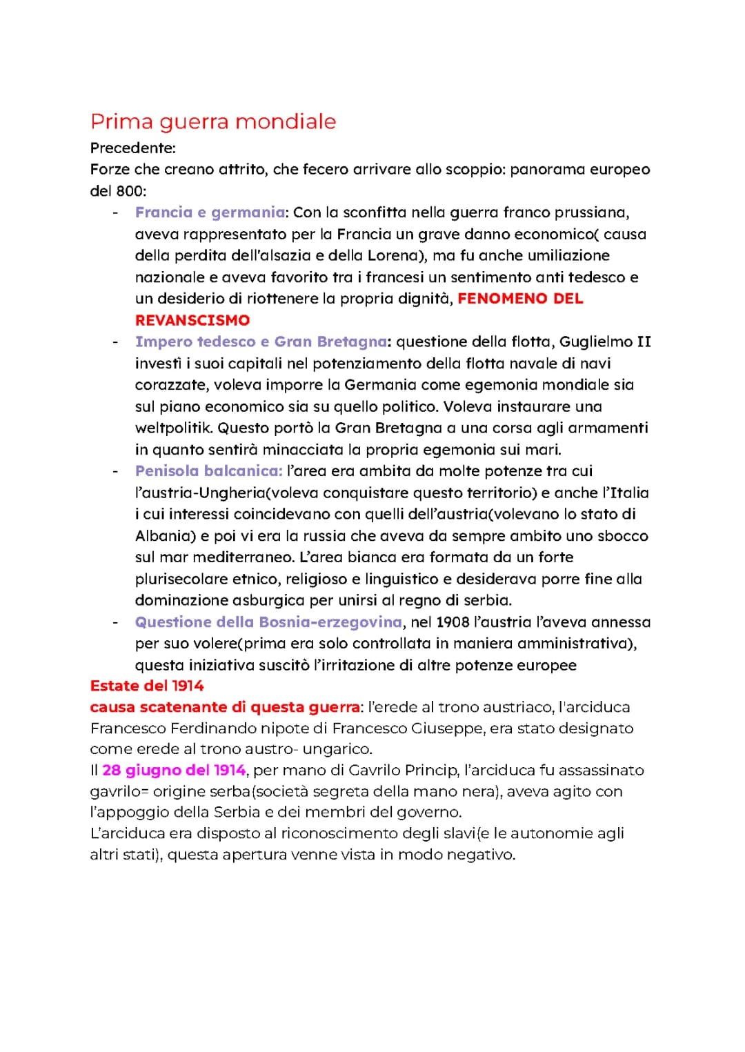 prima guerra mondiale e rivoluzione russa
