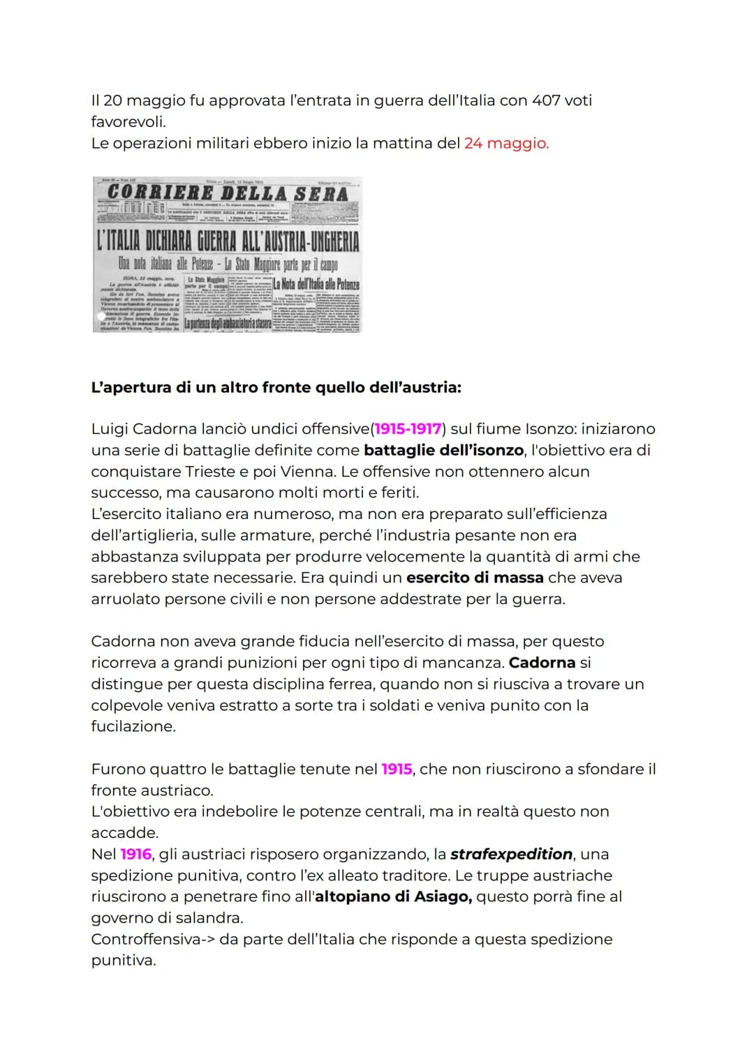 Prima guerra mondiale
Precedente:
Forze che creano attrito, che fecero arrivare allo scoppio: panorama europeo
del 800:
-
Francia e germania