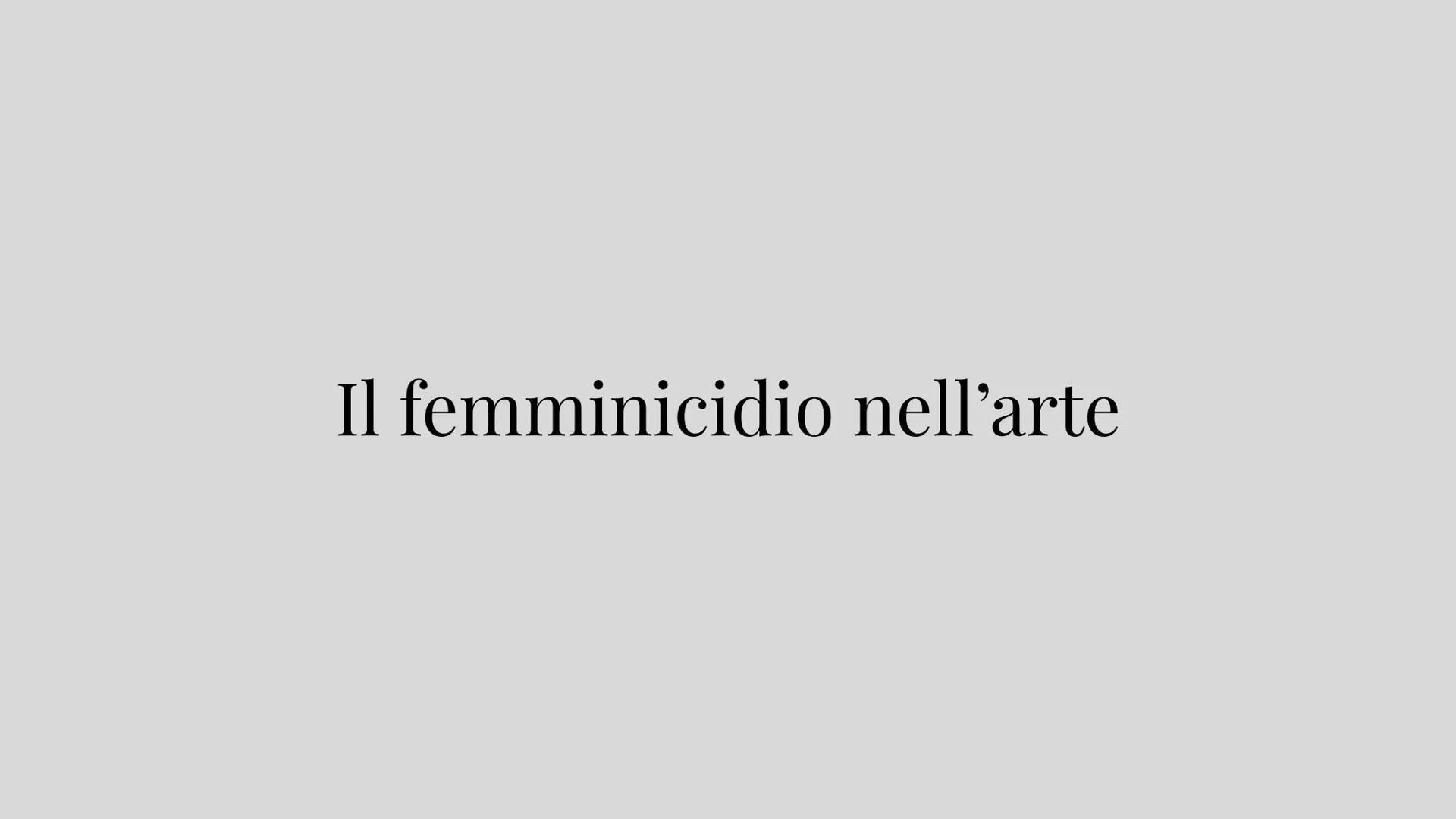 Il Femminicidio
Giada Mincione Con il termine femminicidio si intende un
particolare tipo di omicidio la cui vittima è
una donna. La parola 