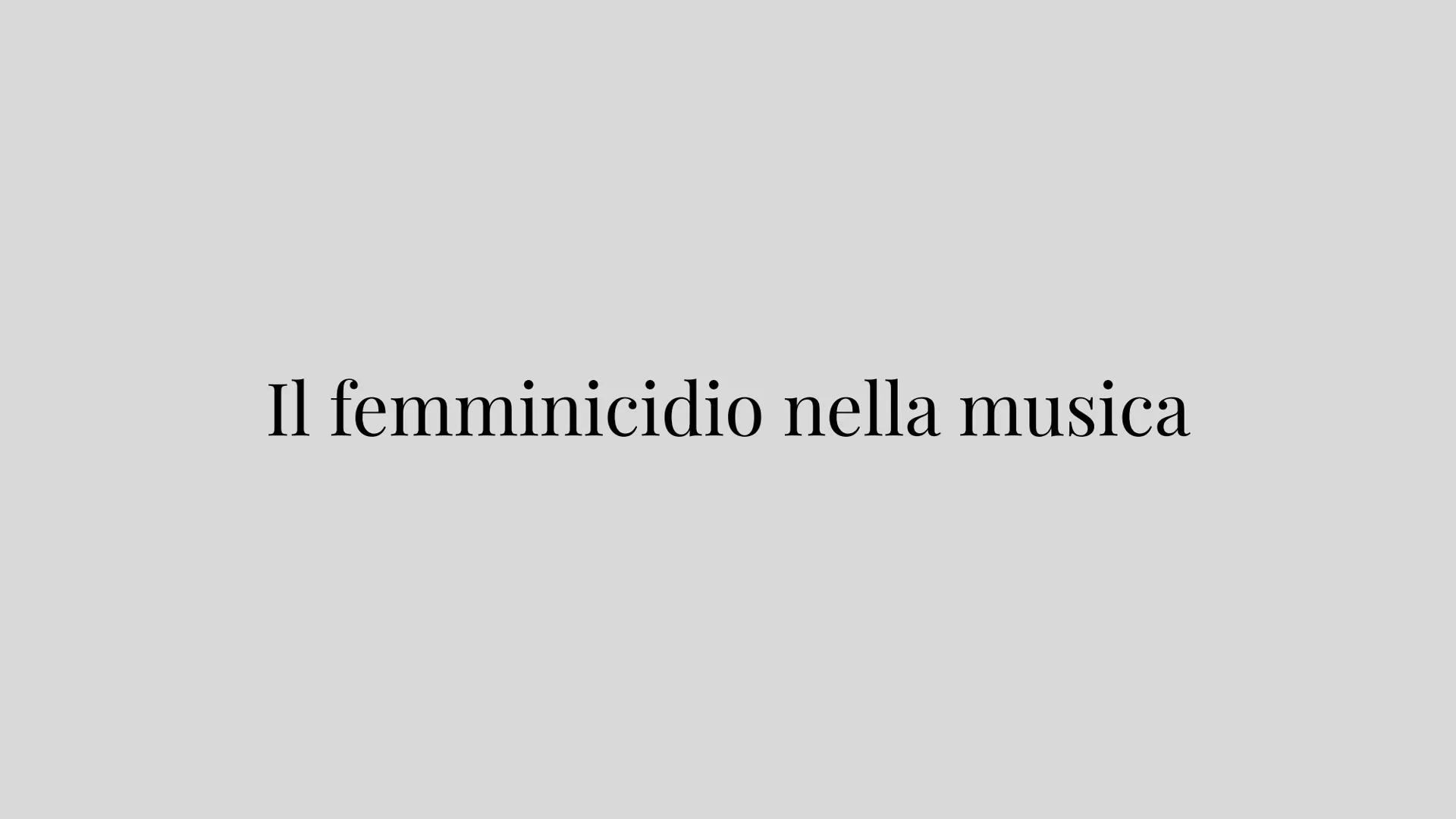 Il Femminicidio
Giada Mincione Con il termine femminicidio si intende un
particolare tipo di omicidio la cui vittima è
una donna. La parola 