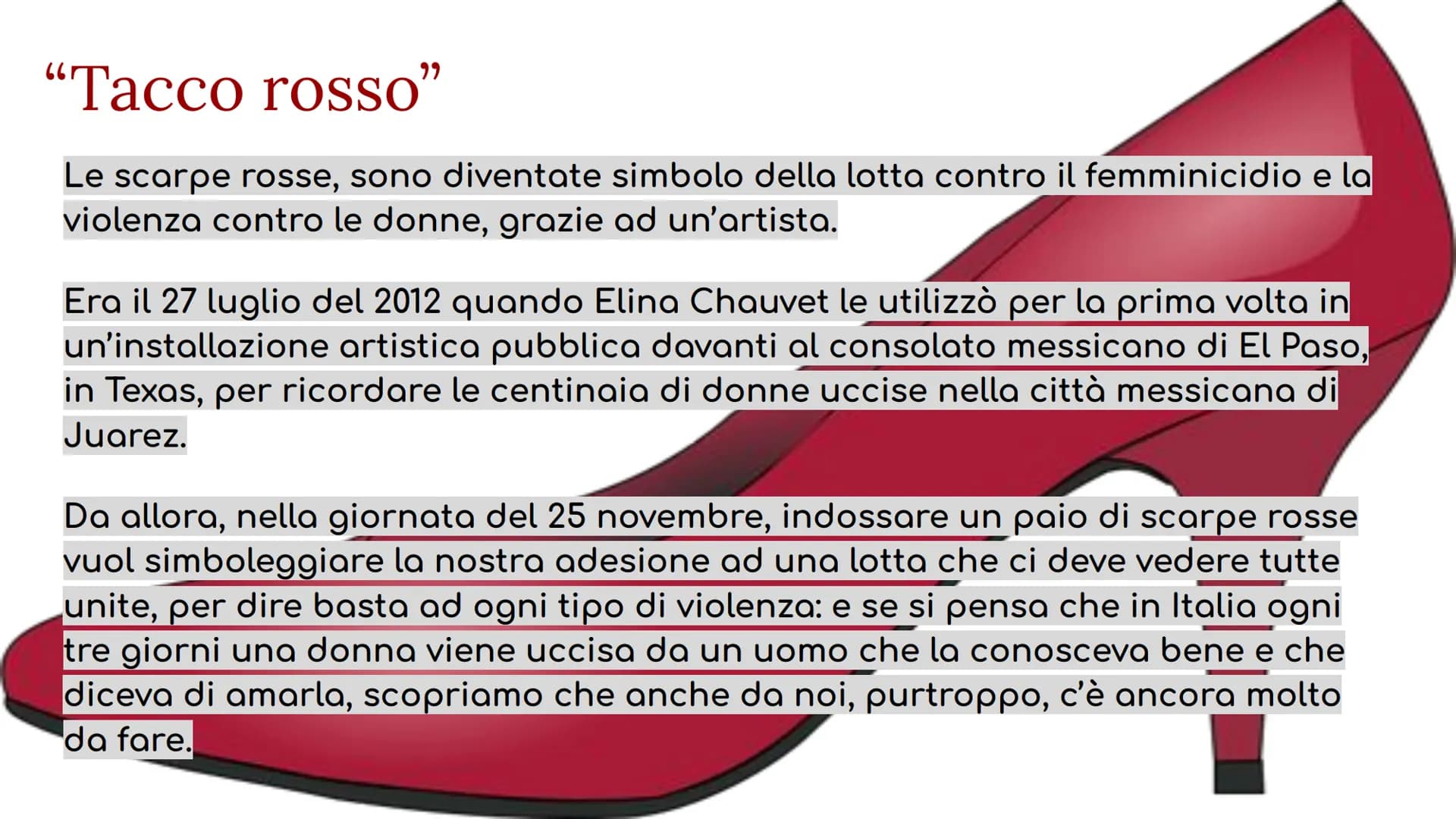 Il Femminicidio
Giada Mincione Con il termine femminicidio si intende un
particolare tipo di omicidio la cui vittima è
una donna. La parola 