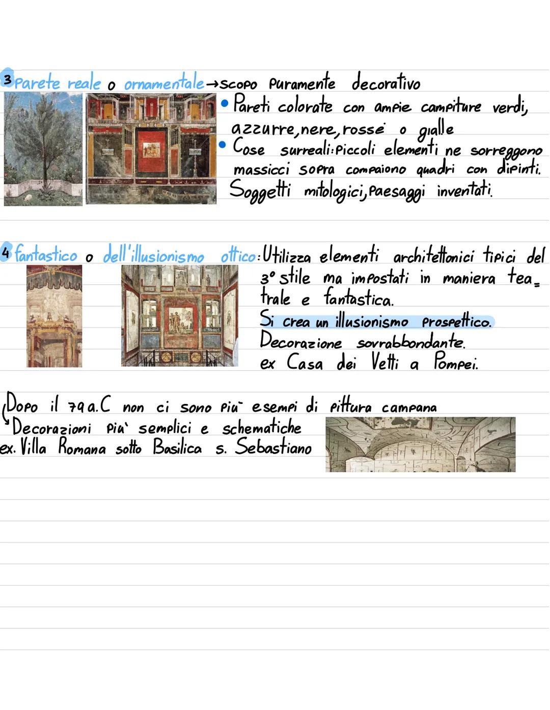 # PITTURA

TRIONFALE Per illustrare le imprese vittoriose
molto cio che sappiamo su questo é grazie a resti ritrovati a Roma ma anche
Pompei