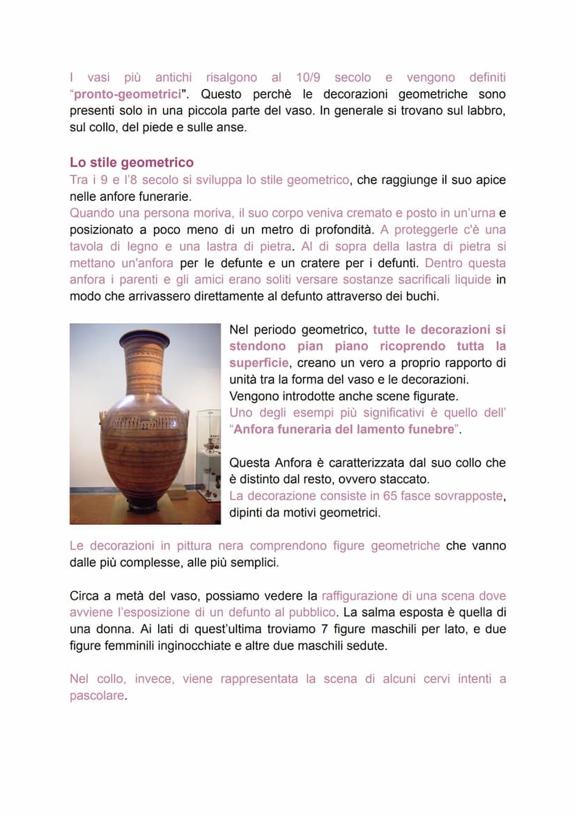 ARTE GRECA
Il periodo di formazione
La civiltà Ellenica si sviluppa a partire da popoli, che sono quello dei Dori e
quello dell'Egeo. Da que