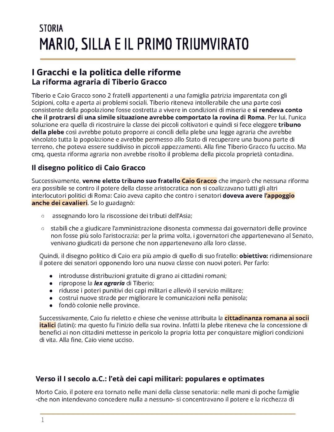 I Fratelli Gracchi: Riassunto Facile e La Riforma Agraria di Tiberio